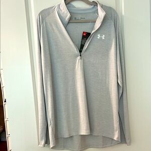 Under Armour Light Gray Long Sleeve Top